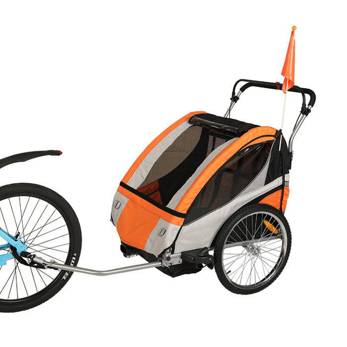 BT-517S - Bicycle Children Trailer & Stroller 2 in 1
For 1 or 2 children 