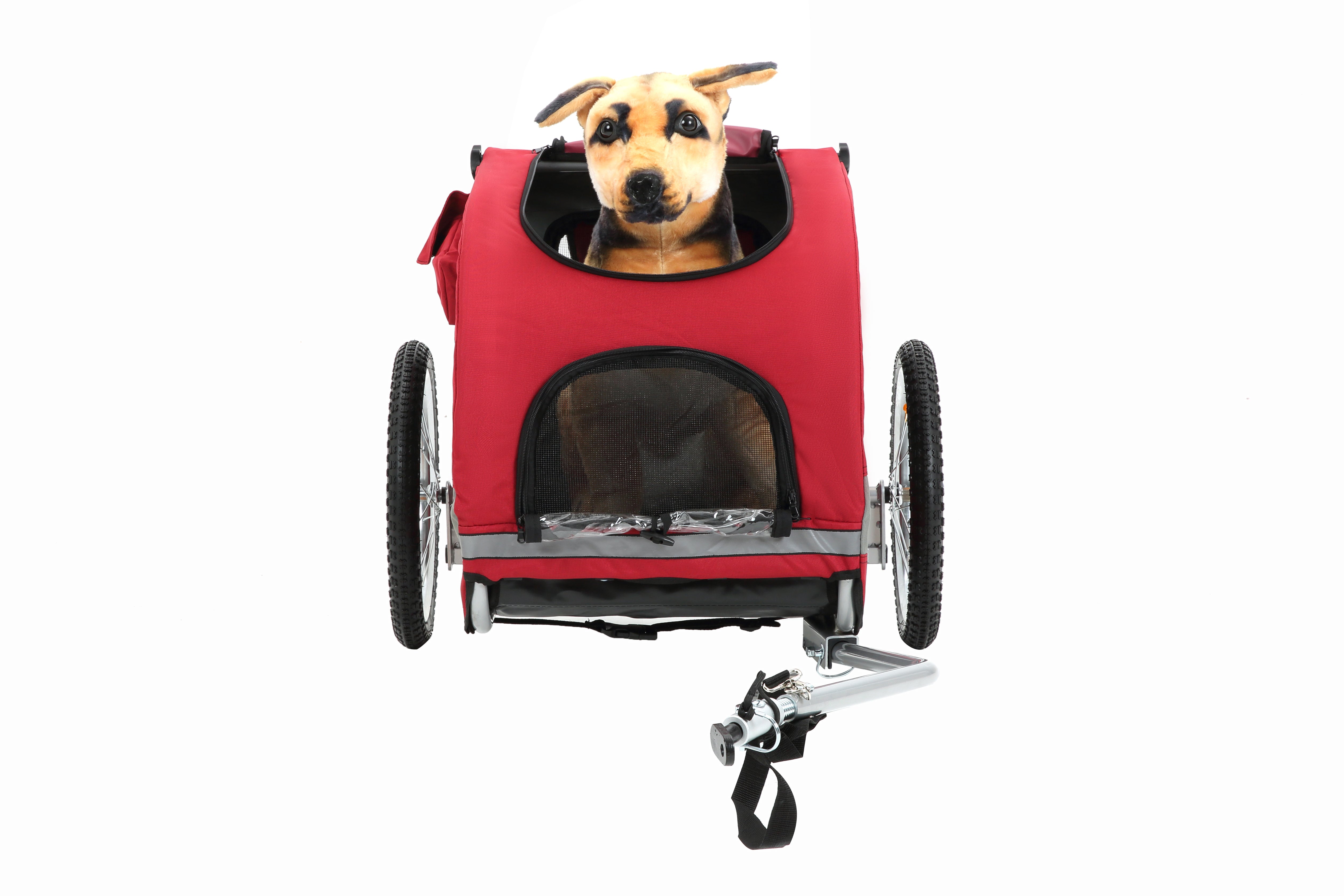 Dog Bike Trailer, Suitable for Small and Medium Pets, Easy Folding Frame (10801)