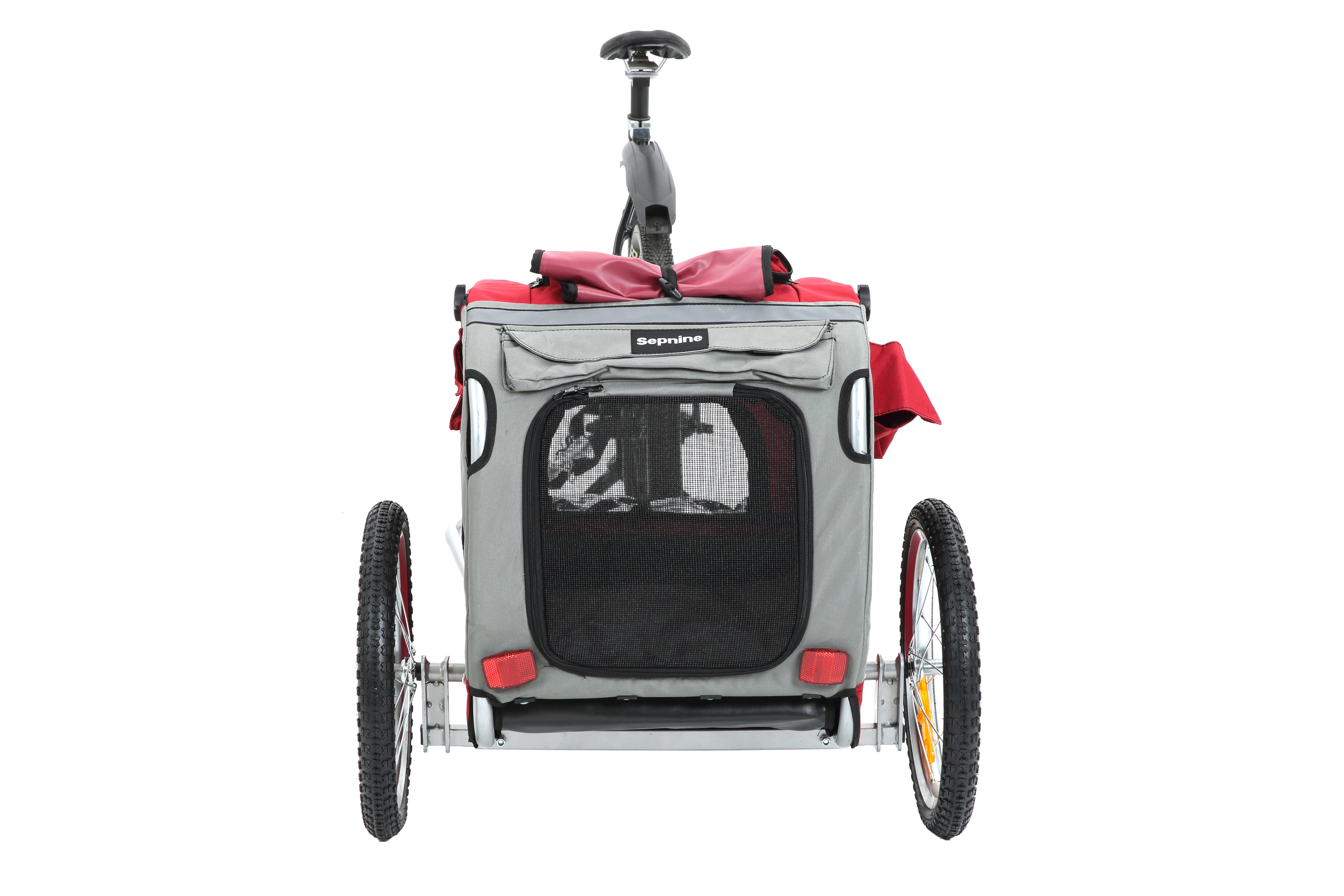 Dog Bike Trailer, Suitable for Small and Medium Pets, Easy Folding Frame (10801)