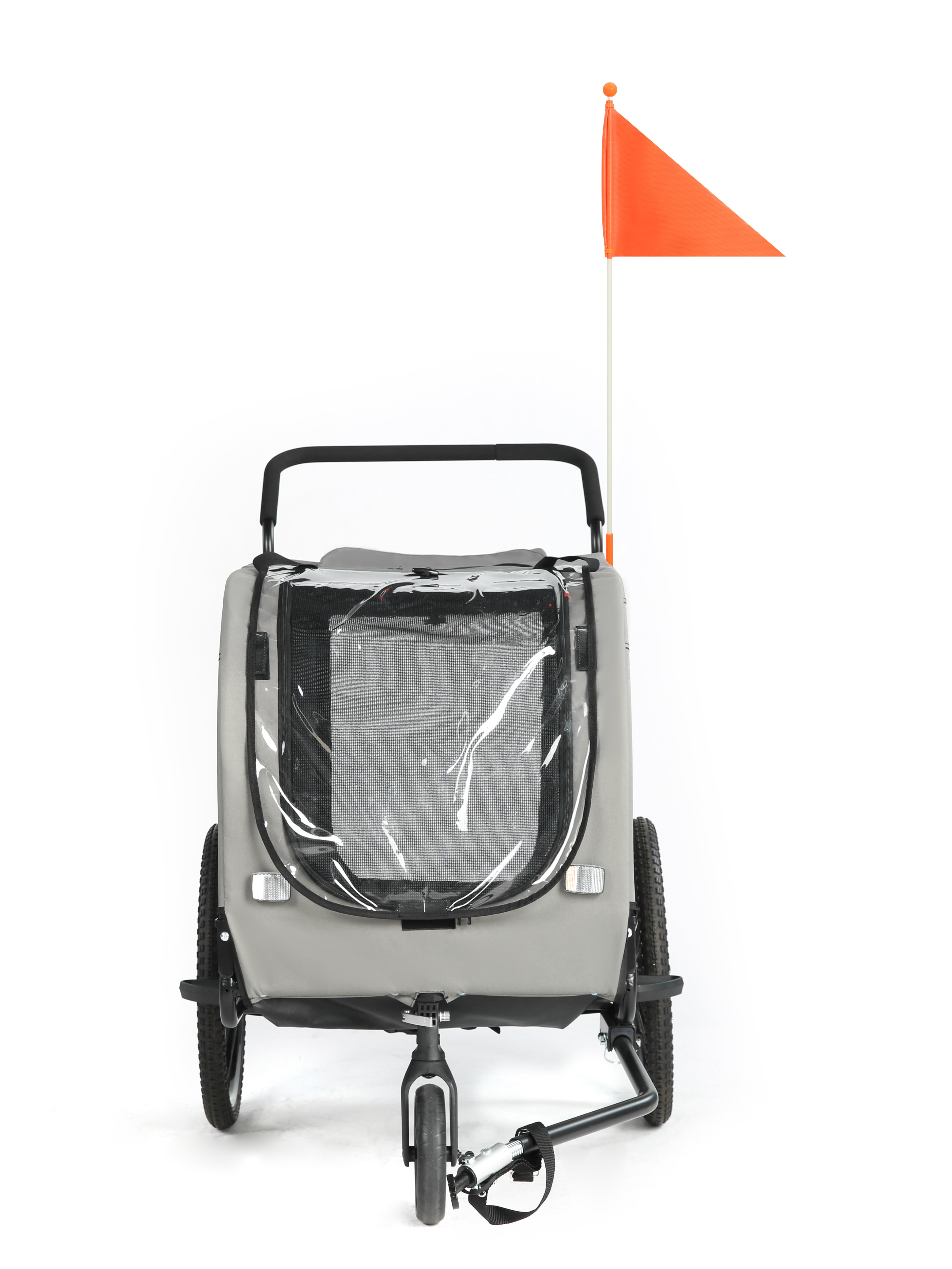 Dog Trailer Bicycle 2-in-1 with Handbrake and Reflectors (10202NS)