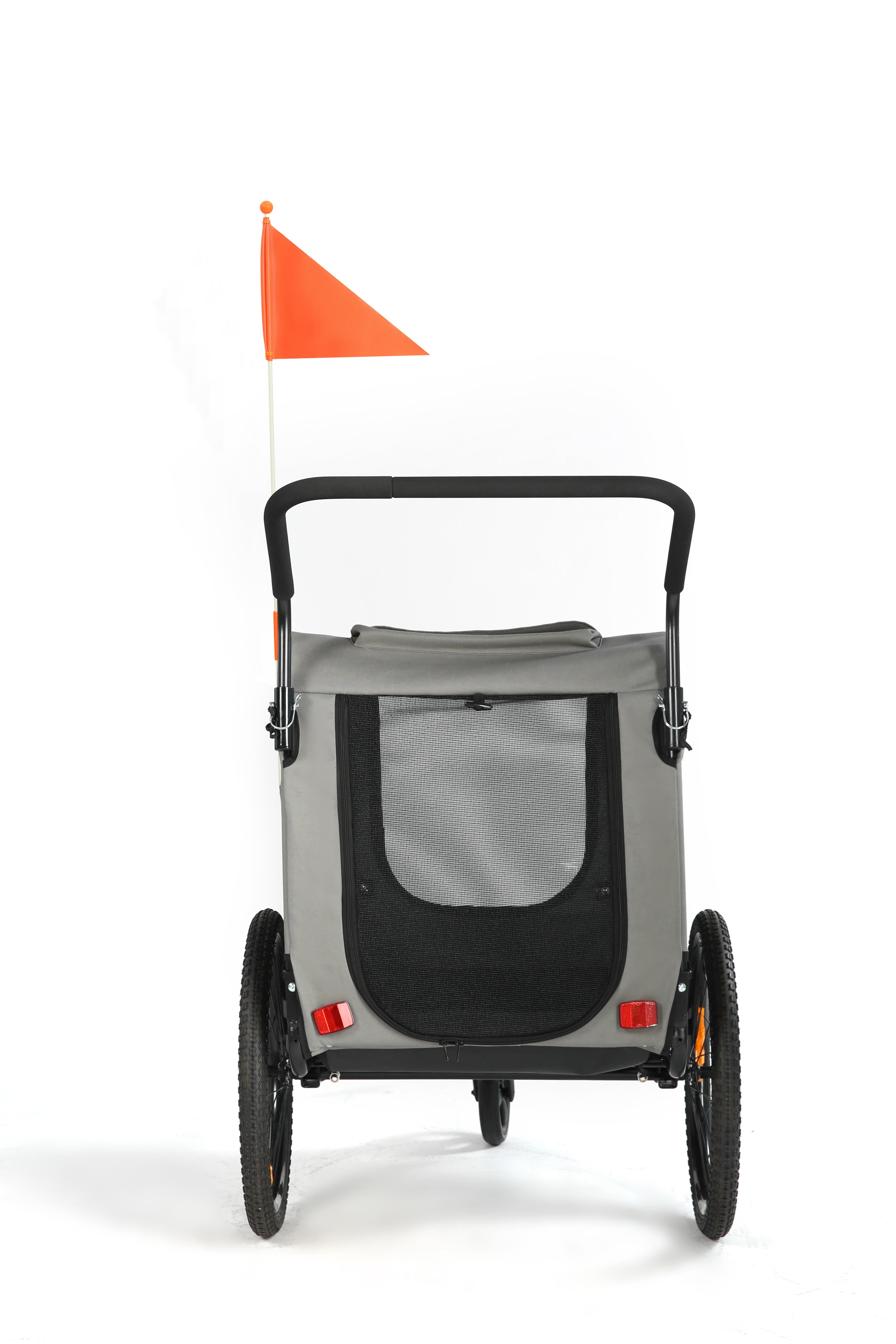Dog Trailer Bicycle 2-in-1 with Handbrake and Reflectors (10202NS)