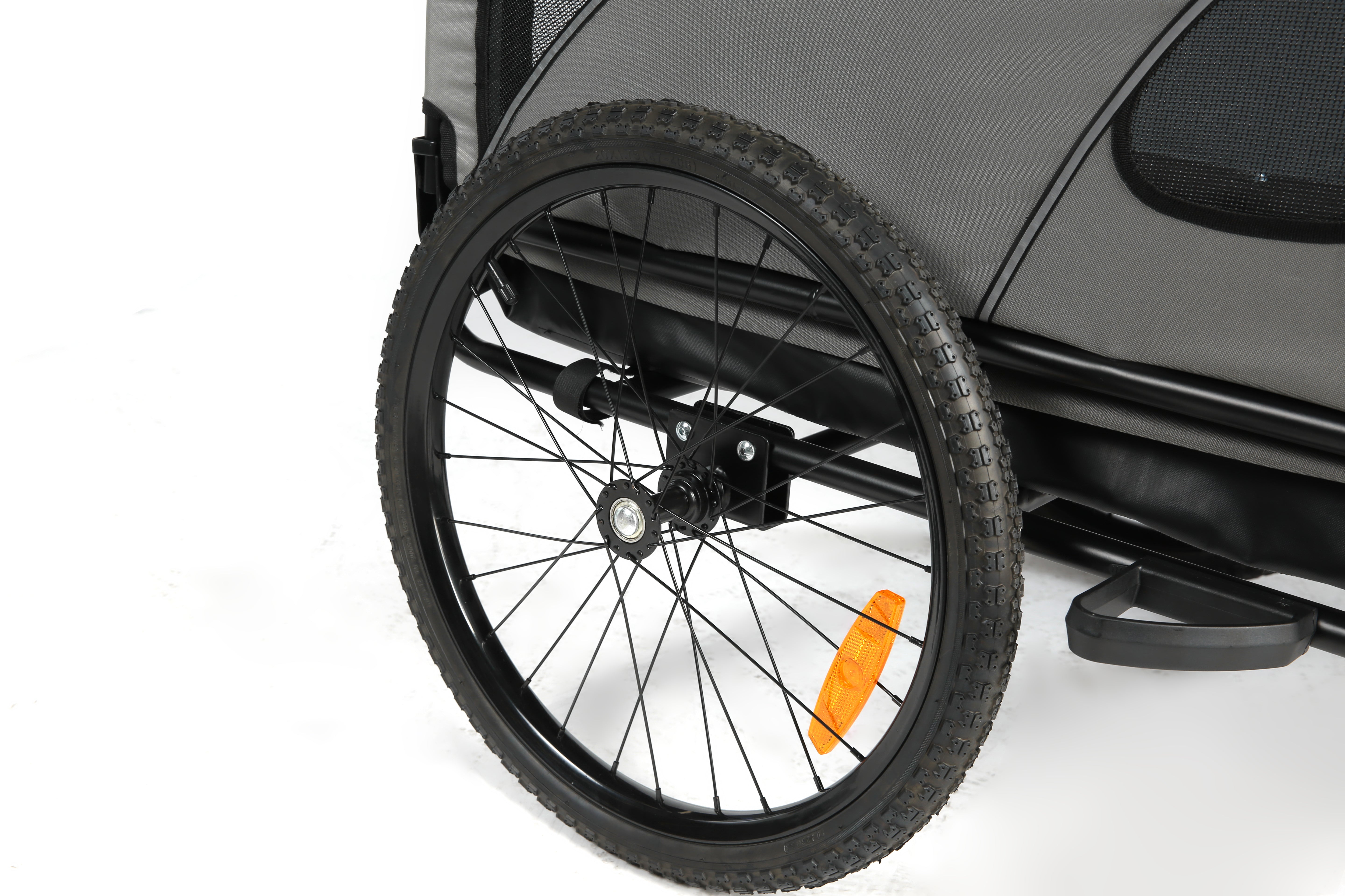 Dog Trailer Bicycle 2-in-1 with Handbrake and Reflectors (10202NS)