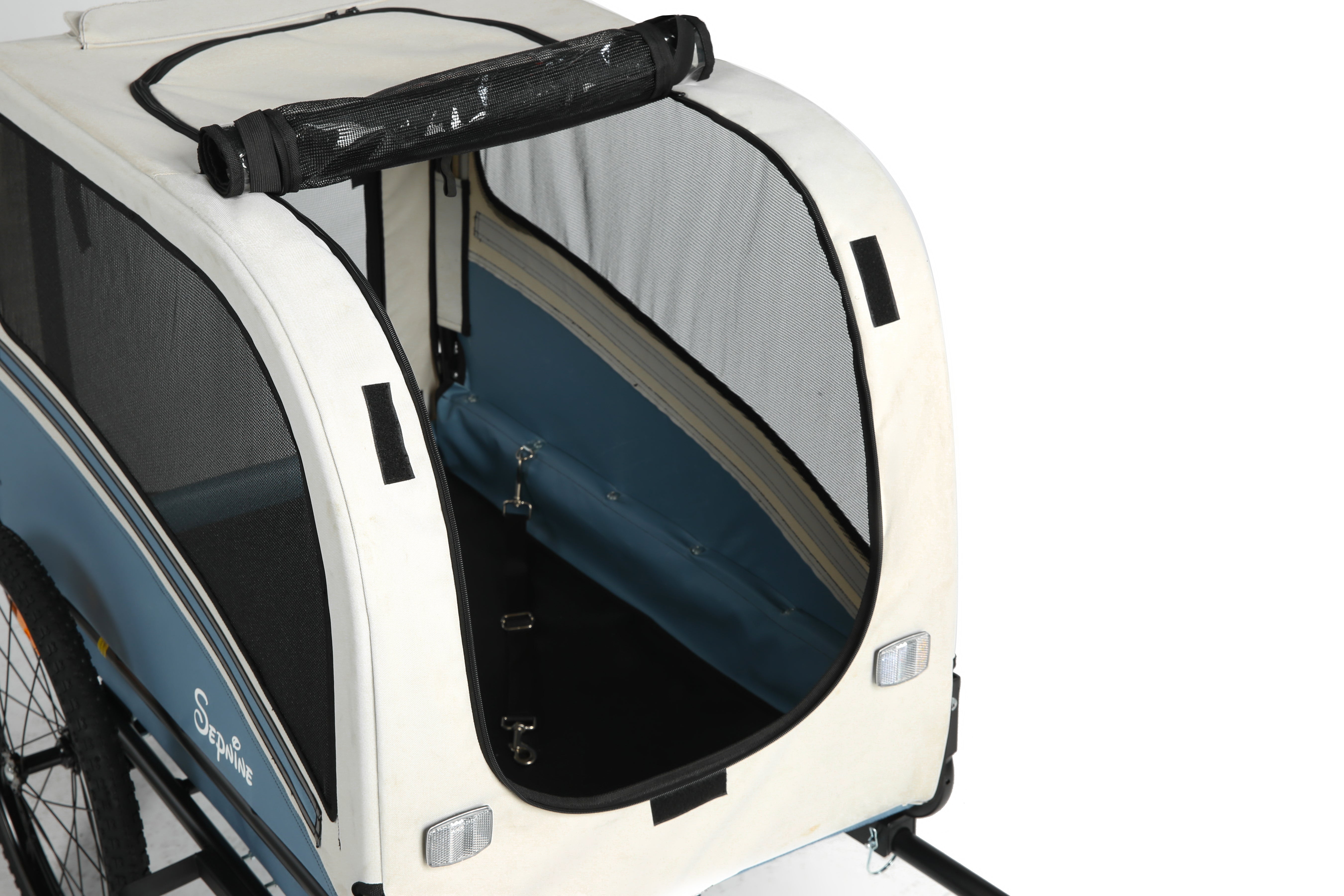 Dog Trailer Bicycle 2-in-1 with Handbrake and Reflectors (10202NS)