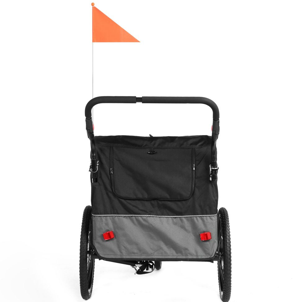Kids Bike Trailer, Quick Attach to Bike, Foldable, with 5-Point Harness (BT921)