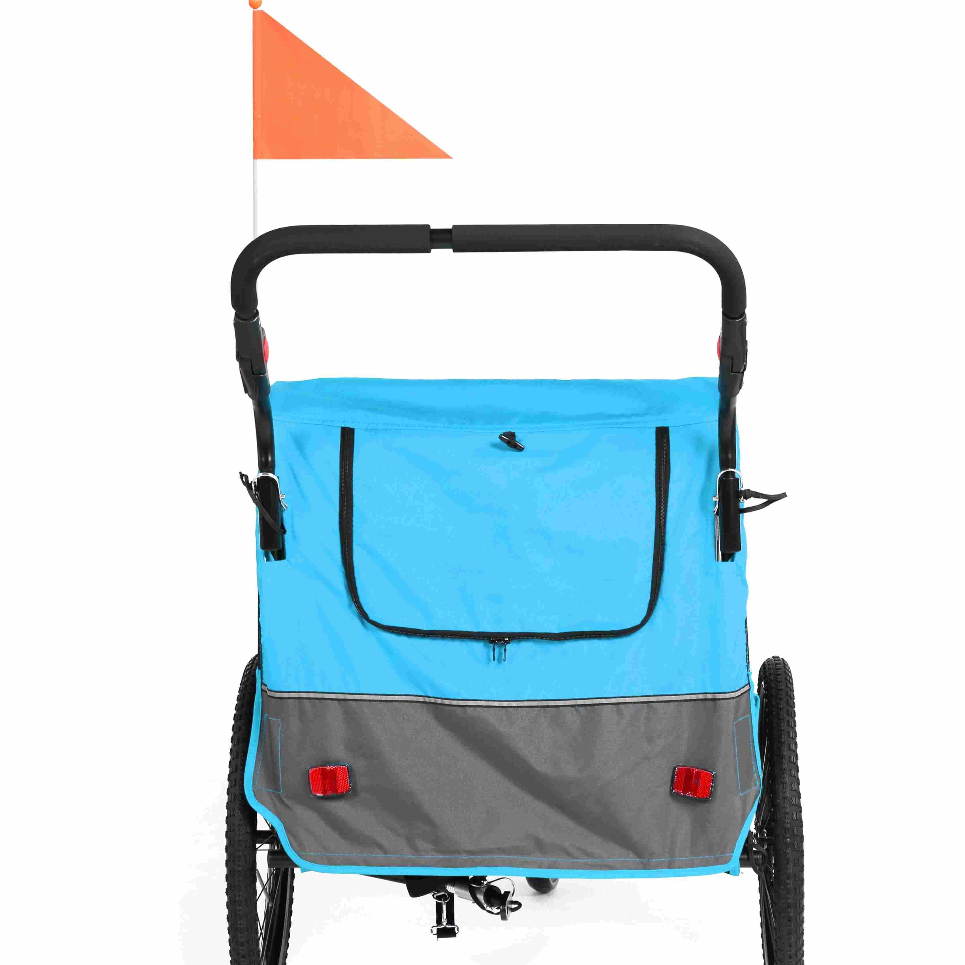 Kids Bike Trailer, Quick Attach to Bike, Foldable, with 5-Point Harness (BT921)