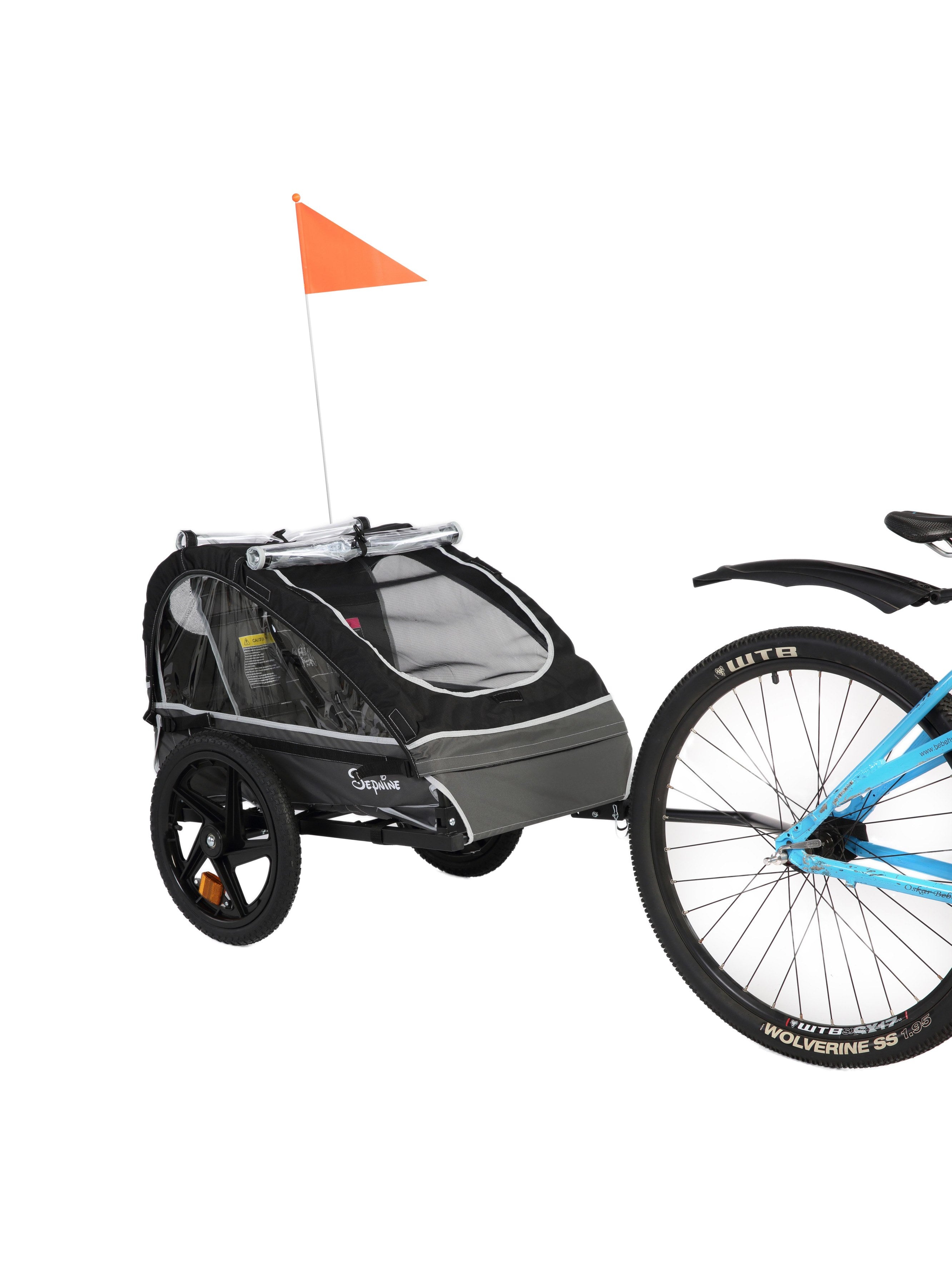 Kids Trailer Bicycle with Handbrake and Reflectors (BT609S)