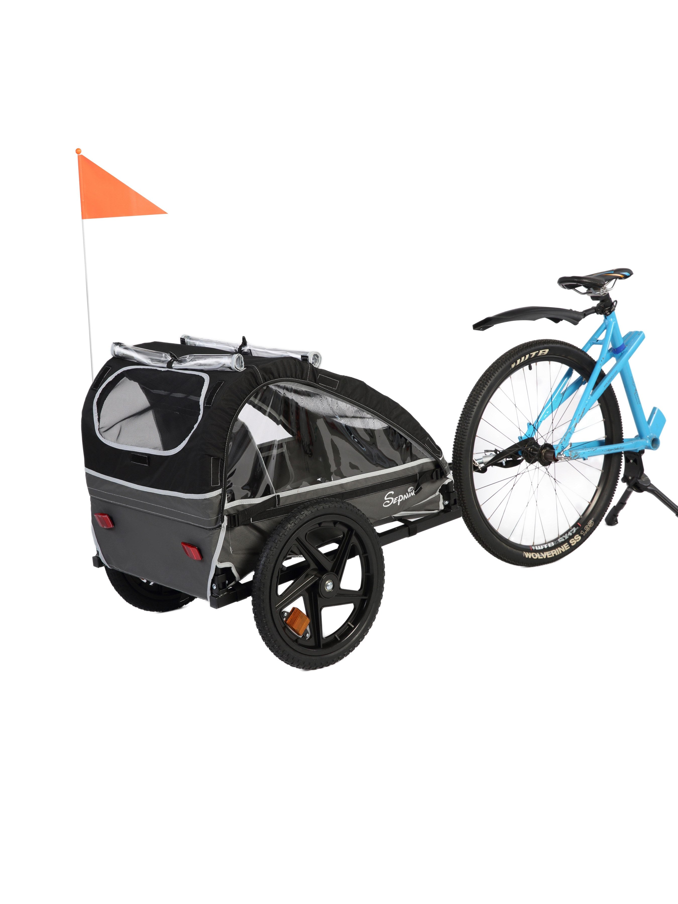 Kids Trailer Bicycle with Handbrake and Reflectors (BT609S)